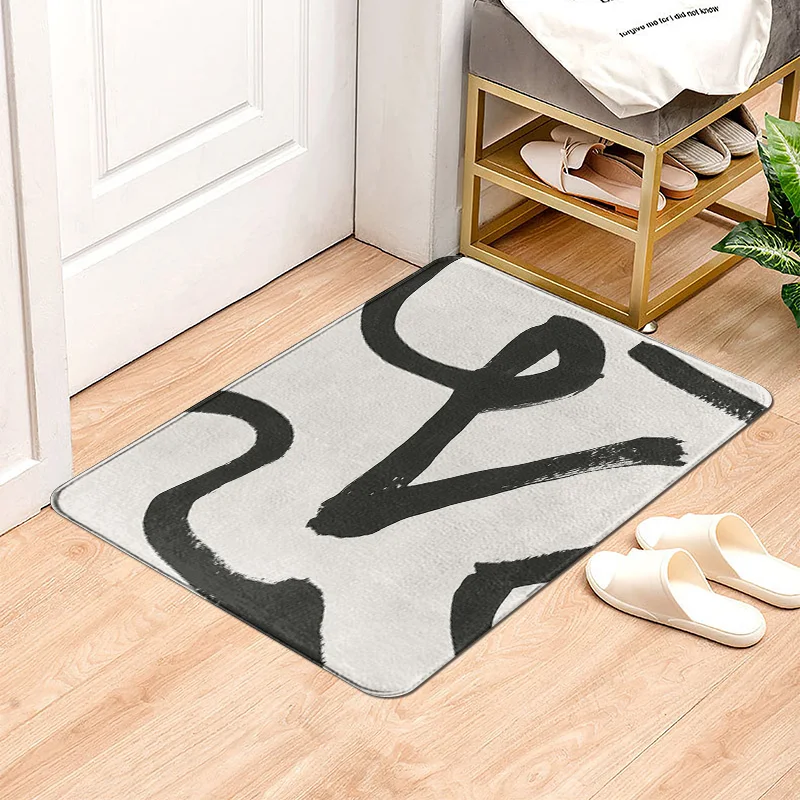 Ins Интернет Популярный одинаковый дверной коврик Moran Ditu Иллюстрация Коврик для
