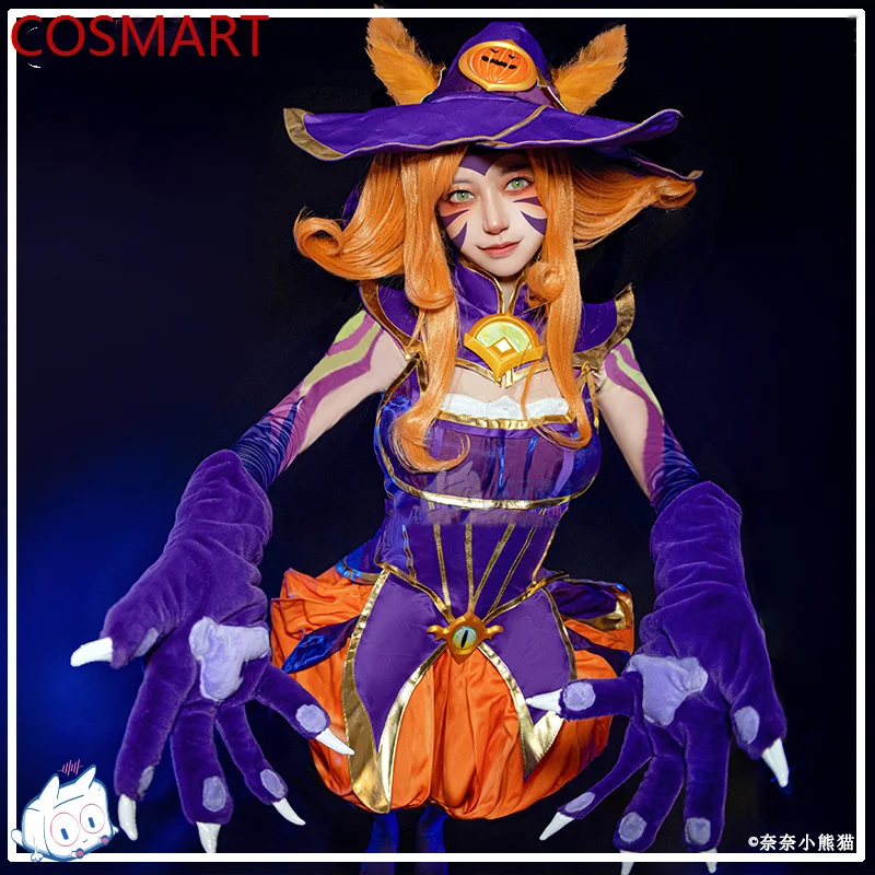 

COSMART Game LOL Neeko Battle Suit Gorgeous Sexy Uniform Cosplay Costume Halloween Carnival Party Role Play Outfit Women