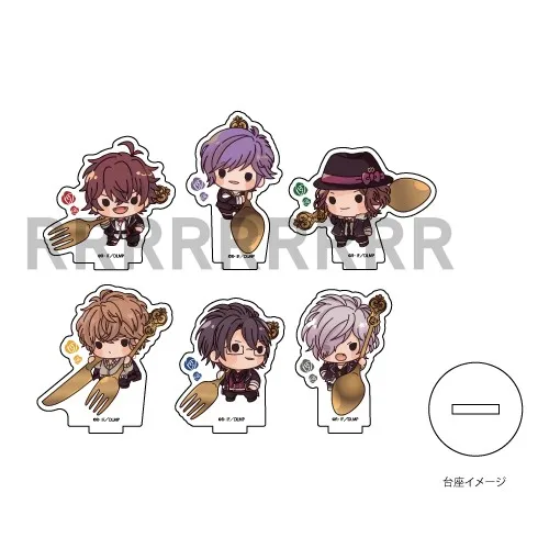 

Anime DIABOLIK LOVERS Komori Yui Sakamaki Ayato Kanato Raito Mini Figure Doll Small Acrylic Stand Model Plate Cosplay Toy Gift