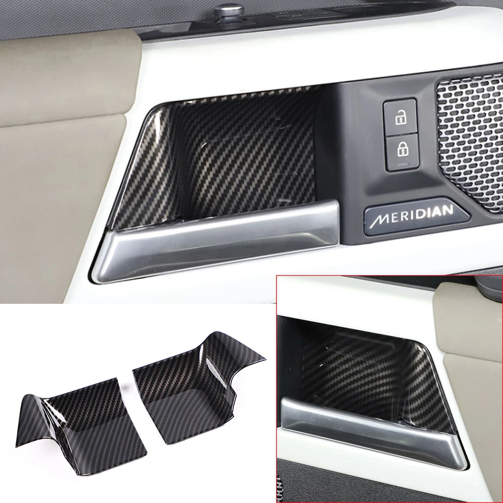 

ABS внутренняя дверная ручка, крышка чаши, панели, декоративная отделка, подходит для Land Rover Defender 90 2020-2023, аксессуары для интерьера автомобиля