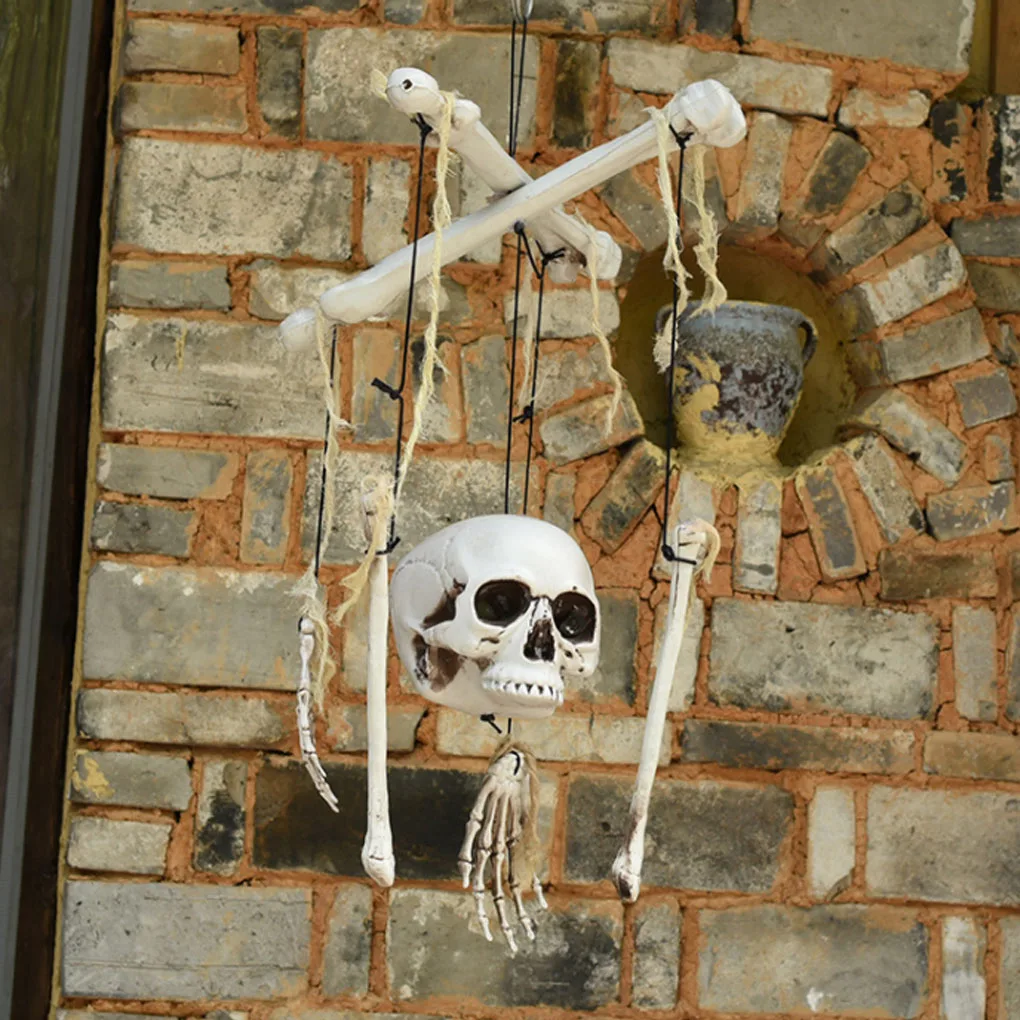 

Искусственное подвесное украшение для помещений и улицы, жуткий страшный праздничный декор, настенный дом с ужасами и привидениями