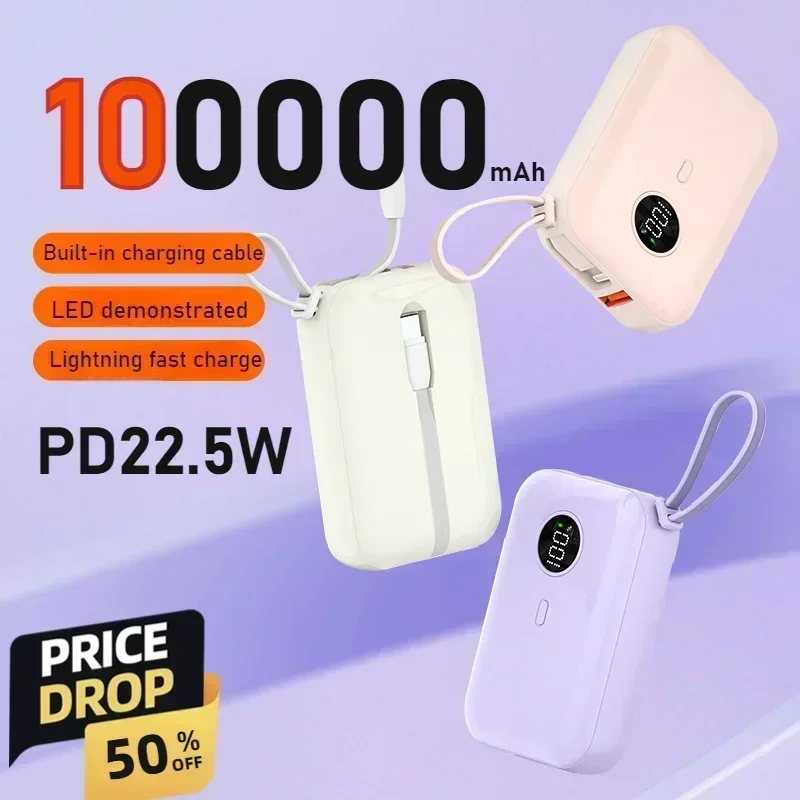 Внешний аккумулятор высокой емкости на 100000 мА · ч PD20.5W