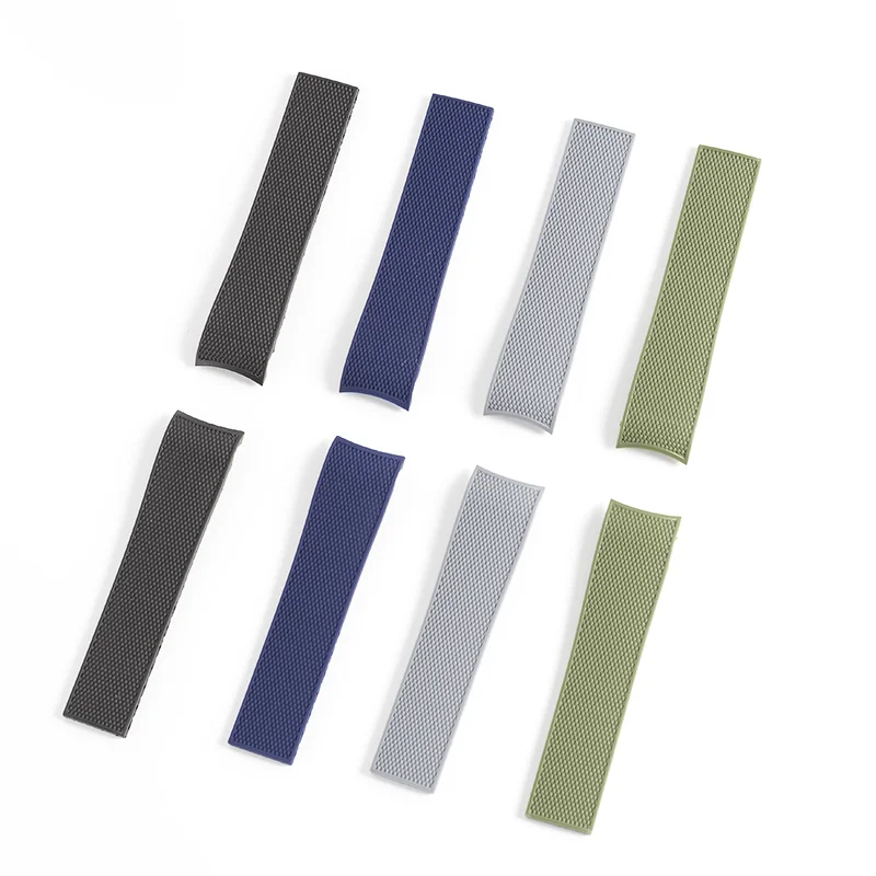 21mm Rubber Silicone Watchband Strap For Longines Conquest Waterproof Diver