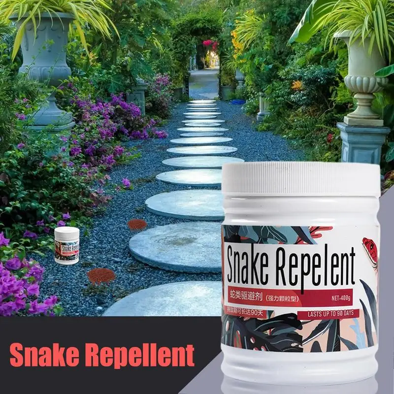 Фото Отпугиватель змей для двора, мощный отпугиватель змей, отпугиватель змей для двора, 400 г, инструмент для отпугивания порошка реальности для домашних ферм №2