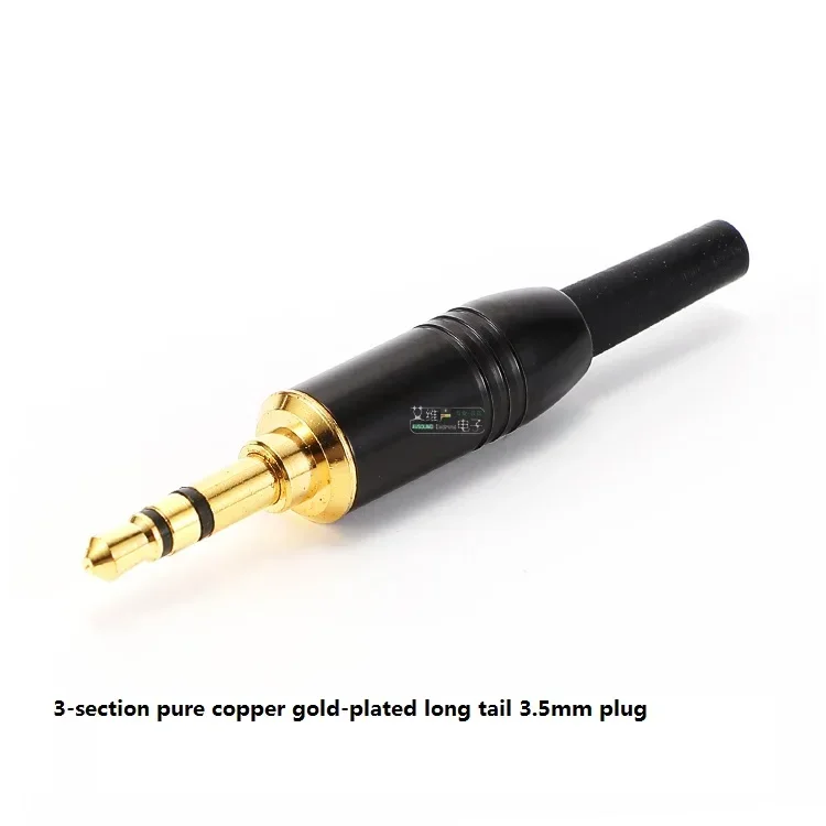 1 шт., 3,5 мм, разъем для сварки аудиокабеля для наушников, 3 секции, 4-контактный разъем AUX, небольшой трехжильный автомобильный карман для телефона с замком, резьбой