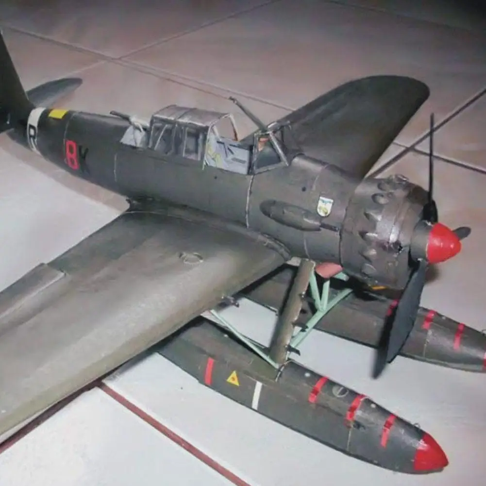 

Немецкий плавающий самолет Arado фотобумага Модель 3d головоломка фотобумага кубик бумага U9O8