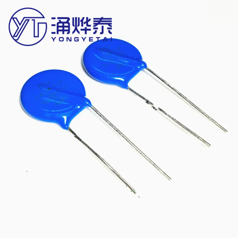 

YYT 20PCS 10D391K 390V varistor 10K391D straight plug blue