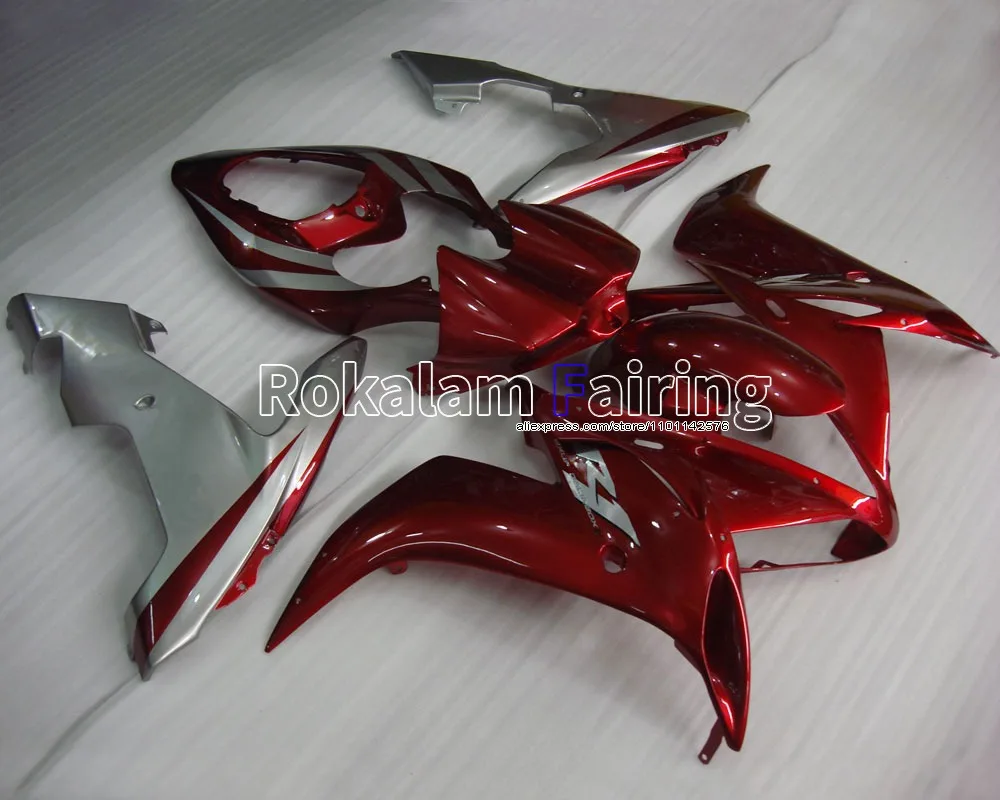 

Silver Red Body Fairing Kit For Yamaha YZF R1 2004 2005 2006 YZF1000 R1 YZF-R1 Motorcycle Cowling (Injection molding)