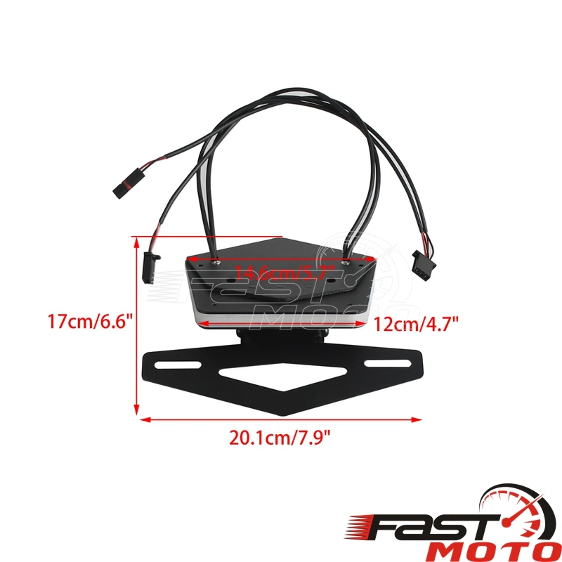 Для S1000RR S1000 RR 2023-2024 мотоцикл интегрированный номерной знак светодиодные фонари