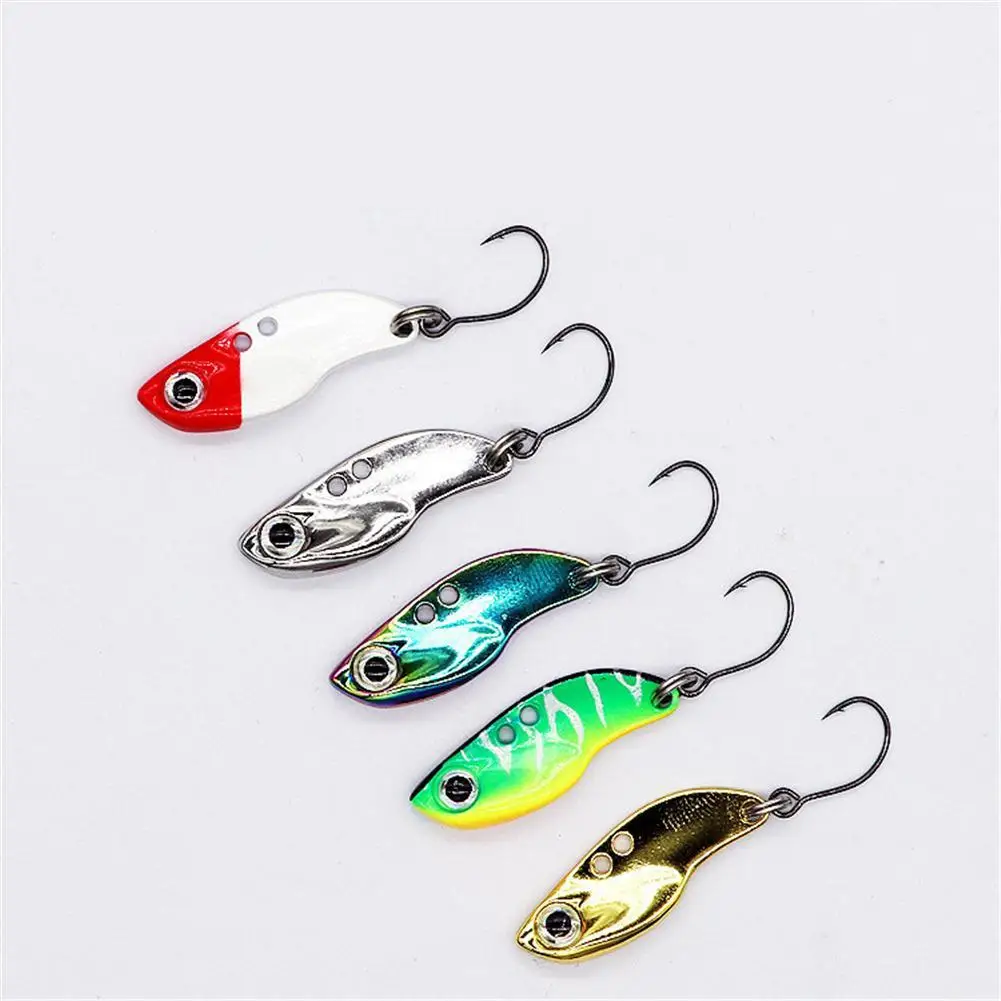 

Metal Bait 2.5g Mini Fishing Lure With Single Hook Vib Full Swimming Layer Vibration Artifical Bait Drop shipping