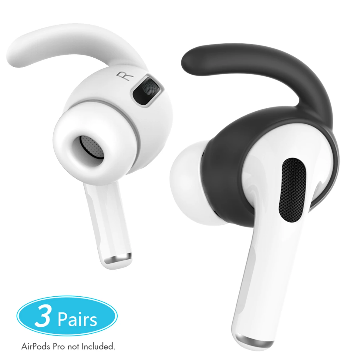 Противоскользящие противоскользящие аксессуары для наушников 3 пары силиконовые ушные крючки для Apple Airpods Pro ушные колпачки Airpodspro наушники-вкладыши