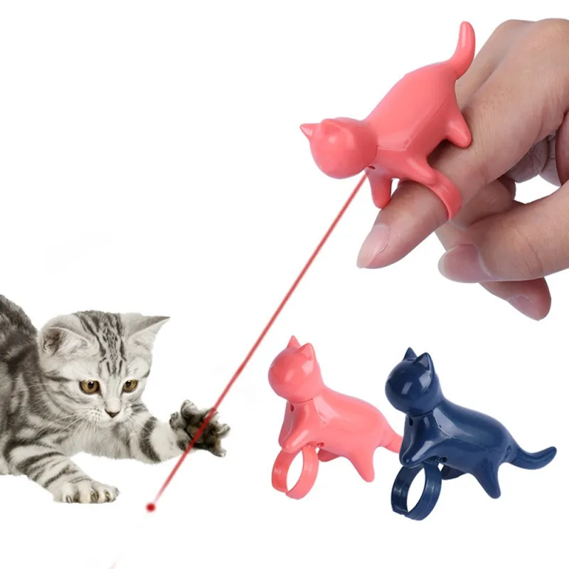 

LED Light Toy Cat Light Toy Small Animal Toy Pet Supplies Funny Cat Pointer Light Pen Training Cat Finger Light Interactive Toy