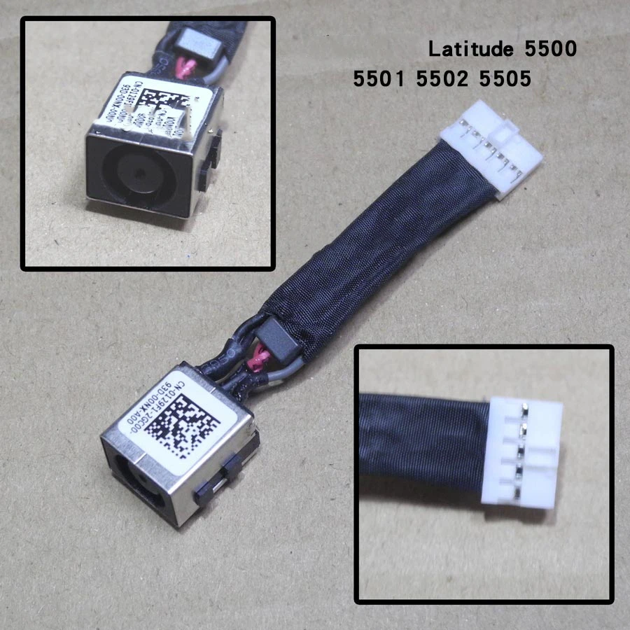 Кабель питания постоянного тока для ноутбука разъем зарядки Dell Latitude 5410 5500 5501 5502