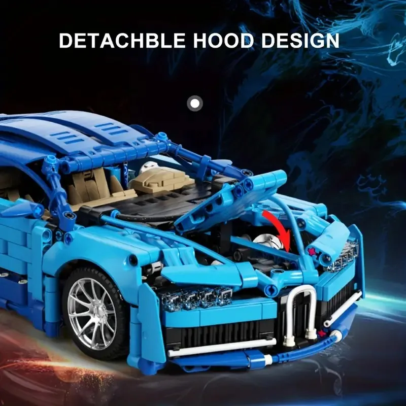 Build Your Own Sports Car-Educational Building Block Toy Set For Kids-Fun And Fashionable!