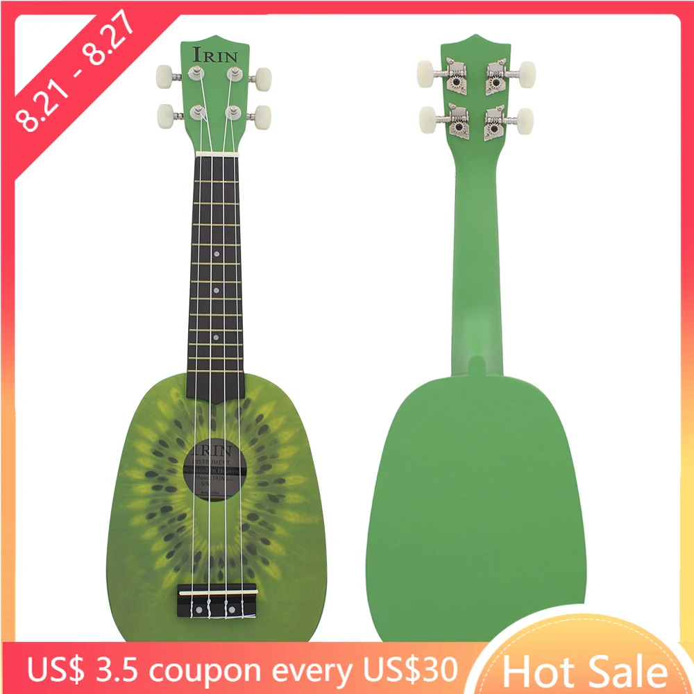 

21 Inch Ukulele Basswood 4 Strings Hawaiian Acoustic Guitar Mini Guitarra Musical Instrument Gift for Children Music Beginner