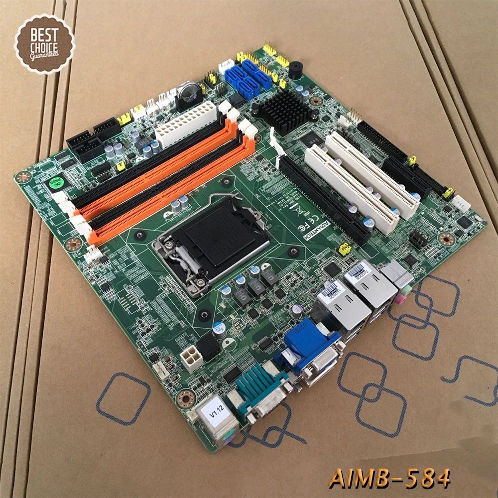 Для Advantech AIMB-584 REV:A1 Промышленная материнская плата AIMB-584QG2 19A6058401-01 четырехъядерный