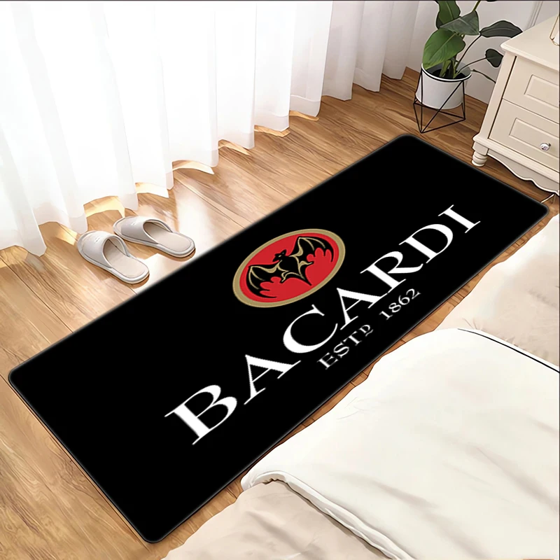 

B-Bacardi Kitchen Mat Bar Decoration Drinker Entrance Door Doormat Bedroom Carpet Balcony Super Absorbent Bathroom Rug Room Mats
