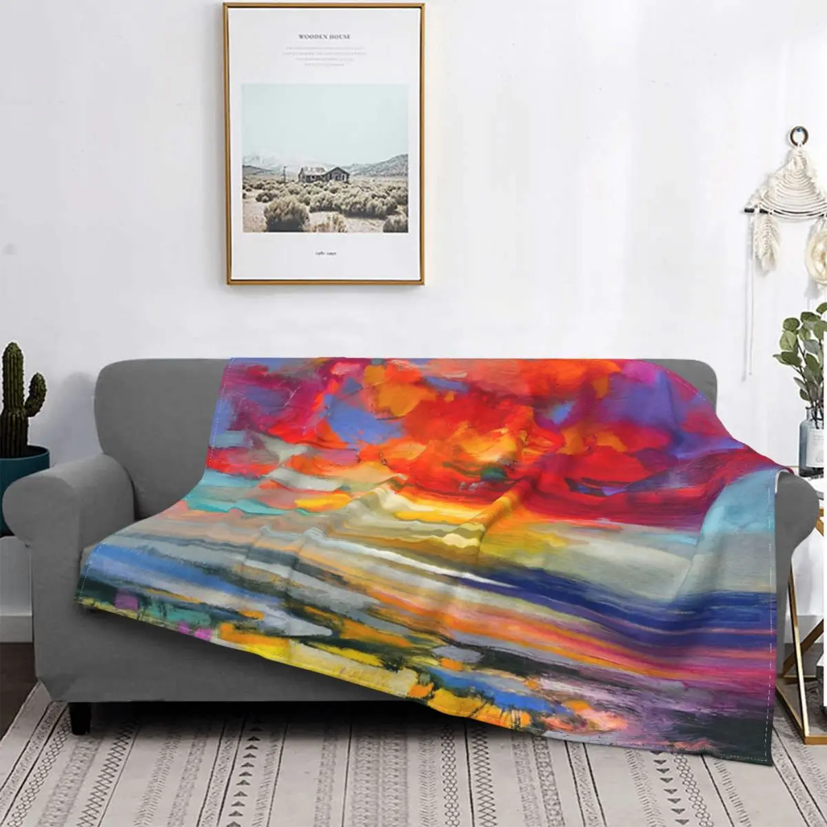 

Manta a cuadros para cama, colcha Kawaii ligera y vívida, 2 unidades