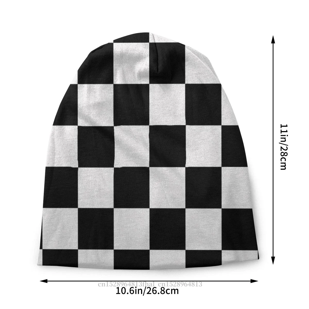 Шапка шахматная доска модные шапки для мужчин и женщин Рок Хип-хоп шапочки Лыжные