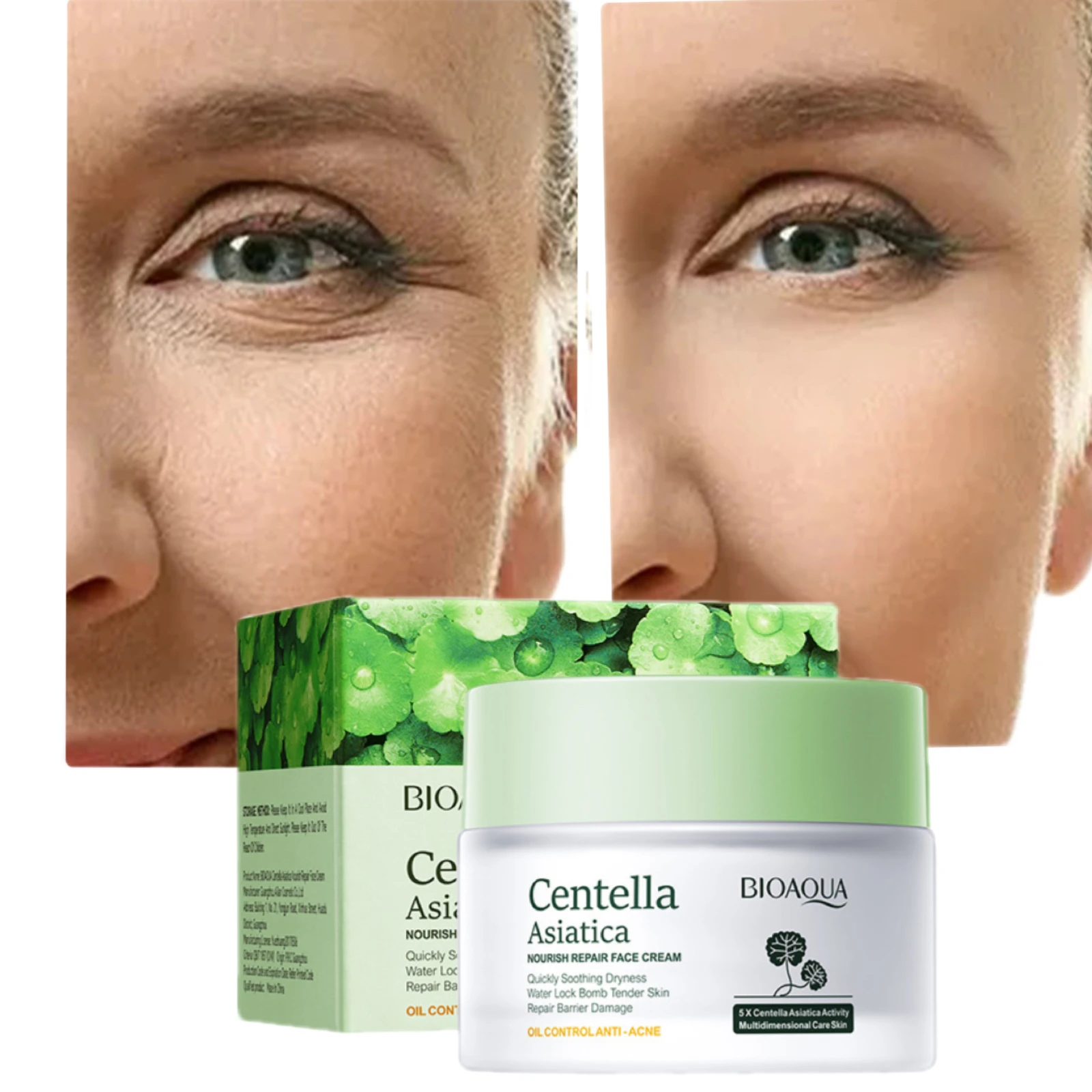 Centella centella Nourishing Repair Cream Hydrating Moisturizing Repair Cream Fade fine lines Beautiful Healthy Facial treatment