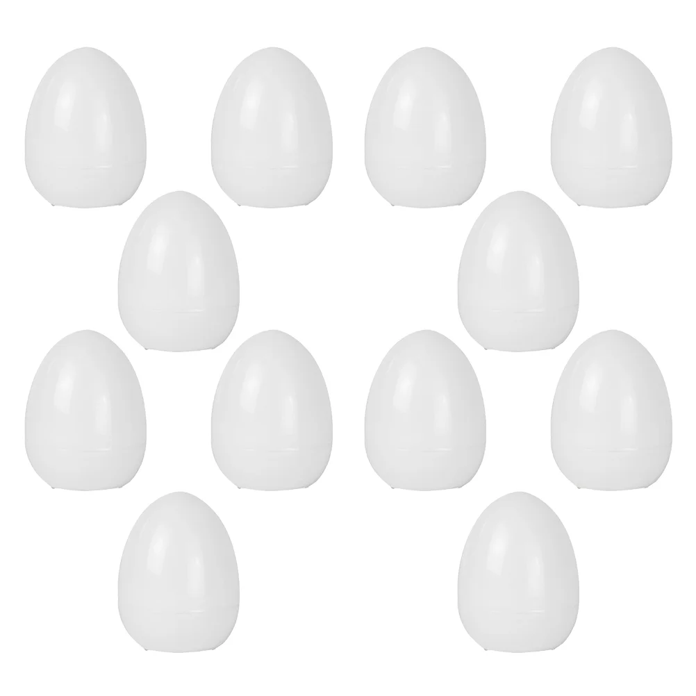 

12pcs Desktop Lamp Decors LED Egg Modeling Lights Egg-shape Lamp Ornaments