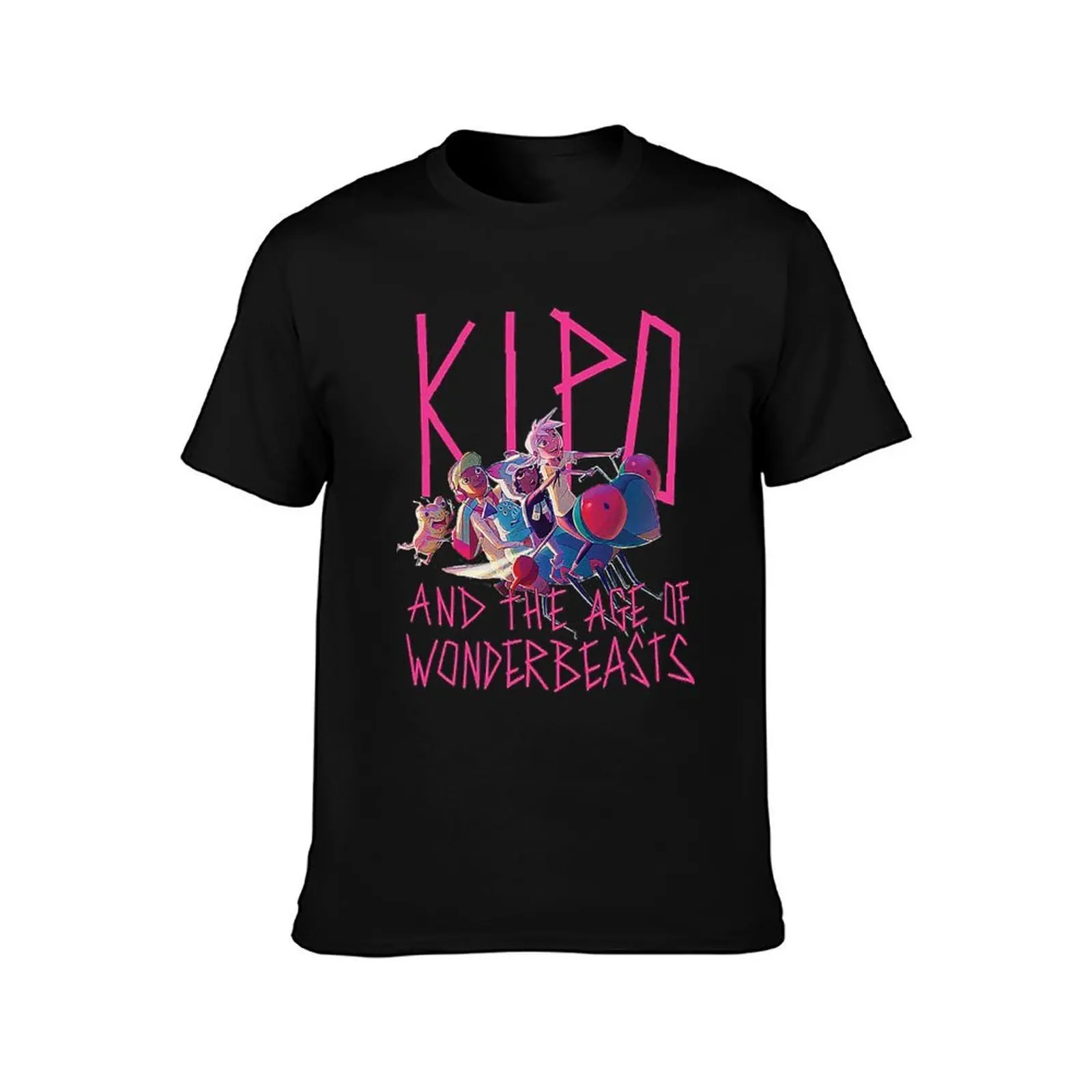 Фото Футболка Kipo & The Age of Wonderbeasts, устойчивая к пятнам, повседневная футболка №2