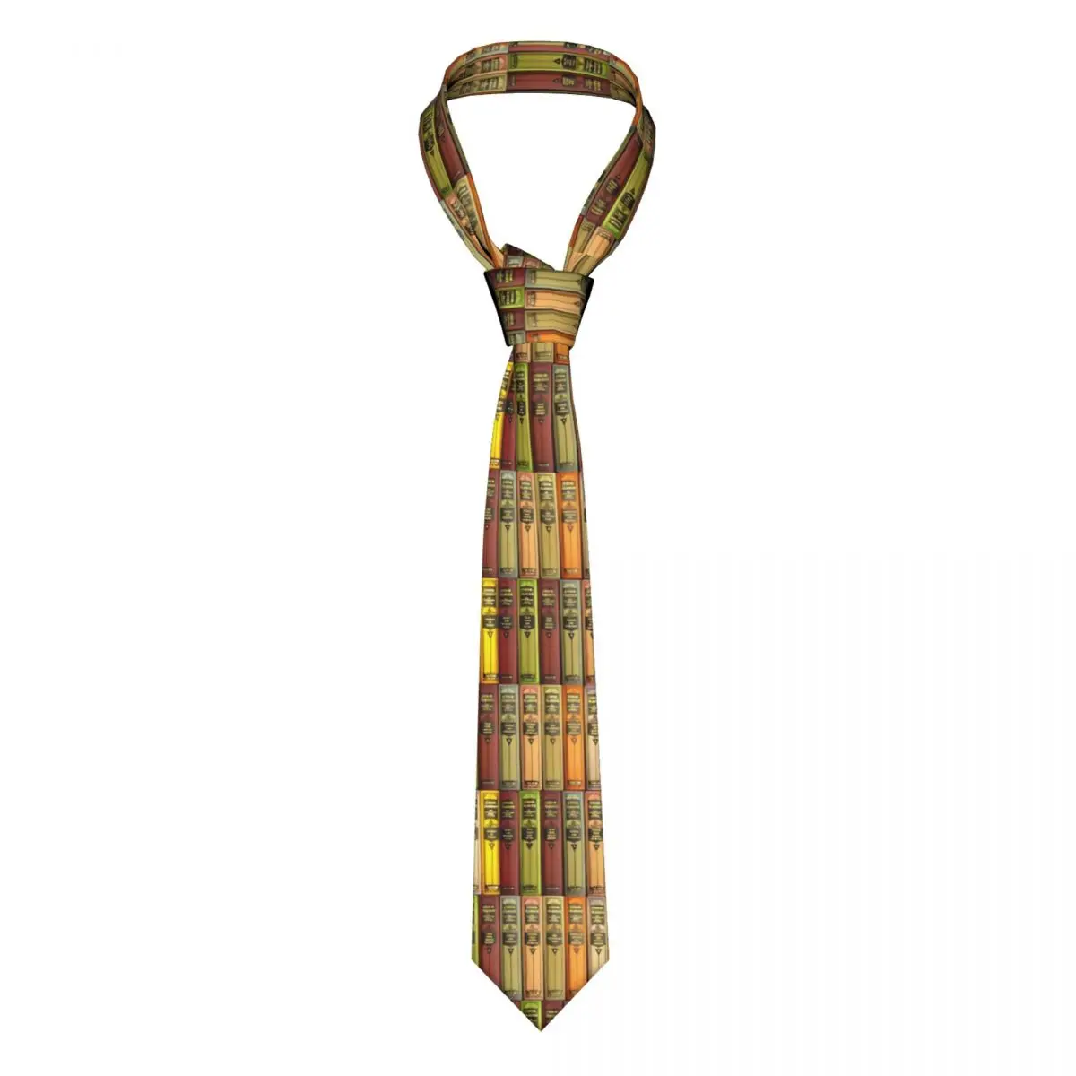 

Library Tie Never Grow Old Book Shirt Fashion Neck Ties Formal 8CM Accessories Men Cravat