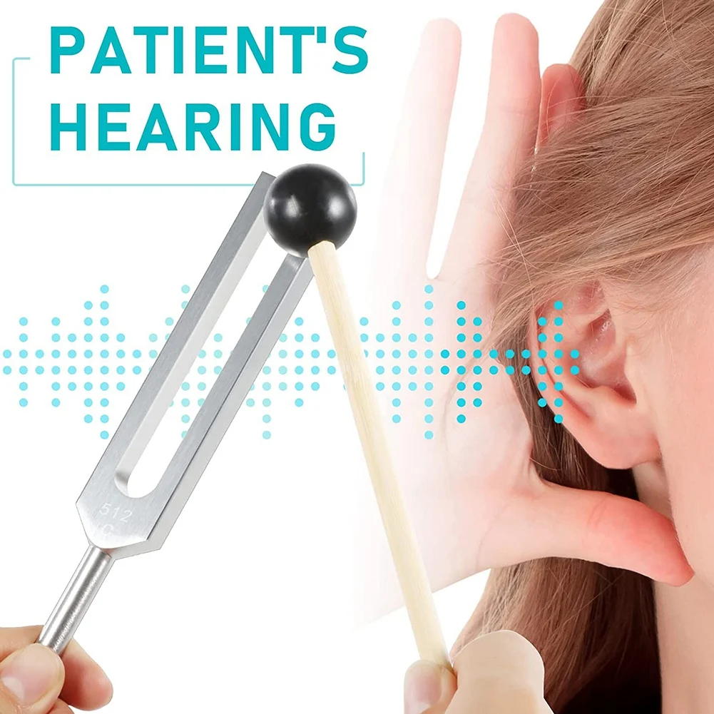 Набор камертонов (128 Гц 256 512 Гц) из 3 шт. камертоны с рефлекторным молотком для