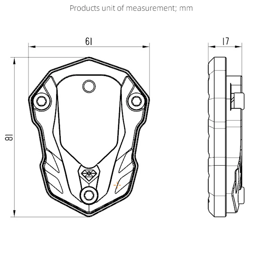 Алюминиевая боковая подставка для мотоцикла удлинительная пластина увеличитель