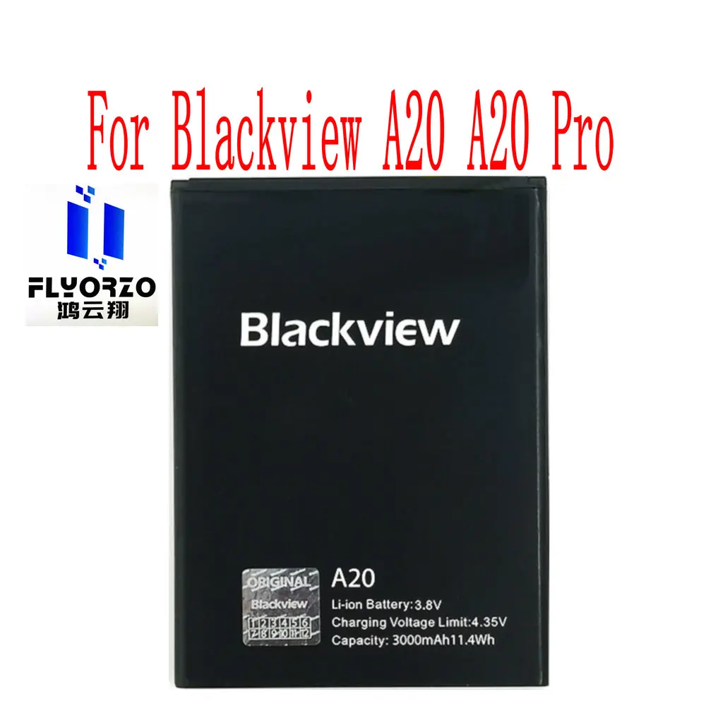 100% New High Quality 3000mAh Blackview A20 Battery For Blackview A20 Mobile Phone