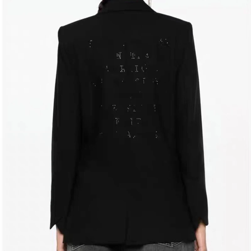 Zadig женский пиджак повседневный офисный топы хлопковый со стразами новый дизайн