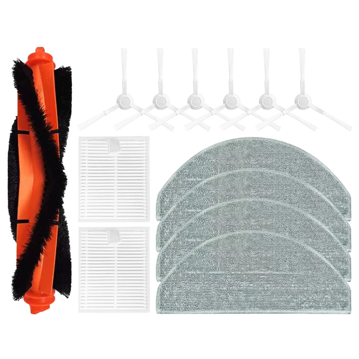 Запасные части для робота-пылесоса Xiaomi E10 E10C E12 B112 / Mijia 3C Plus C103 швабра с фильтром