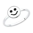 Кольцо SOKOLOV из серебра с эмалью, Серебро, 925, Женское, Оригинальная продукция