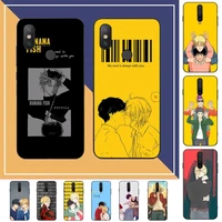 toplbpcs japanese anime banana fish phone case for redmi note 8 7 9 4 6 pro max t x 5a 3 10 lite pro