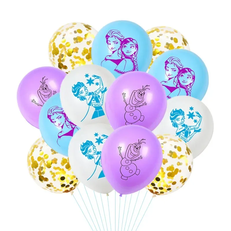 10/15 шт. Мультяшные воздушные шары Холодное сердце