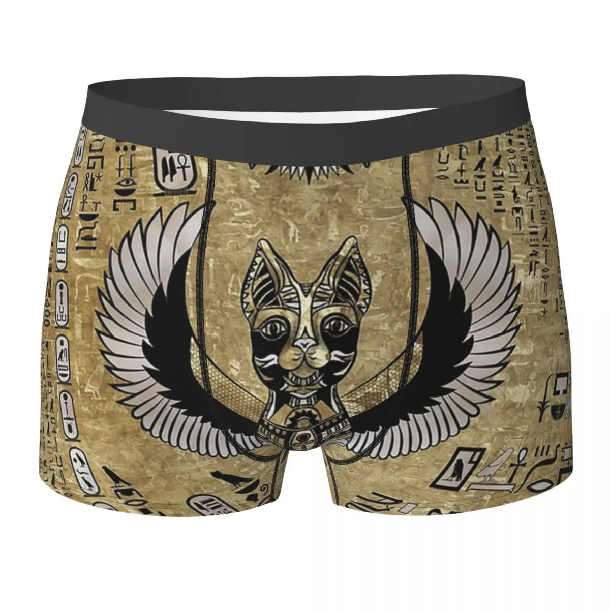 Трусы-боксеры шорты Bastet - трусики египетской богини мужское удобное нижнее белье