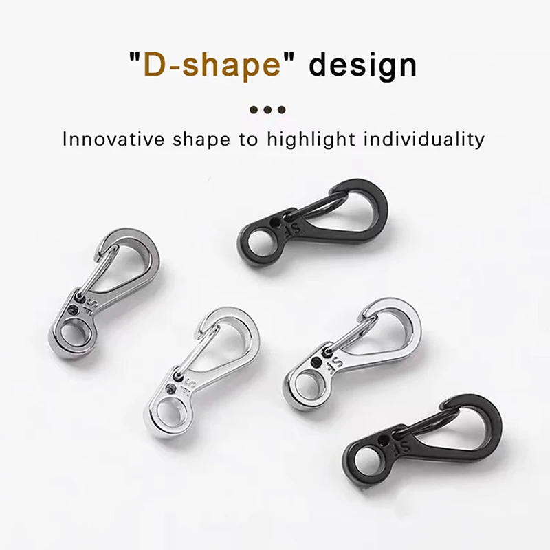 

23.8MM Lobster Clasp Buckle Keychian Mini Carabiners Outdoor Camping Hiking Buckles Alloy Spring Snap Hooks Keychains Tool Clips