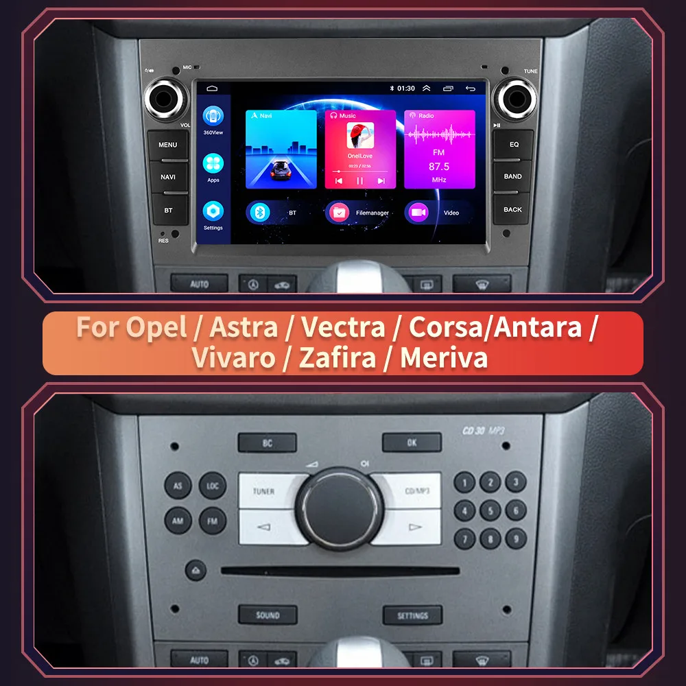 Автомагнитола 2DIN 4G Android мультимедийный видеоплеер для Opel Astra Antara Vectra Corsa Zafira Meriva
