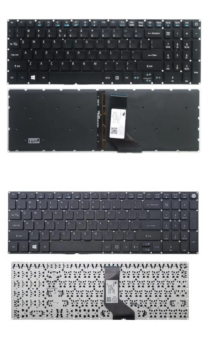 Клавиатура с подсветкой US для Acer E5-523G E5-532 E5-552 E5-574 E5-573 F5-572 F5-572G F5-573G P257 P258