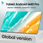 10-дюймовый планшет M40 Pro, 8 Гб ОЗУ 256 Гб ПЗУ, Android 10, MTK Helio P60, 10 ядер, 4G, 8800 мАч, Wi-Fi, GPS
