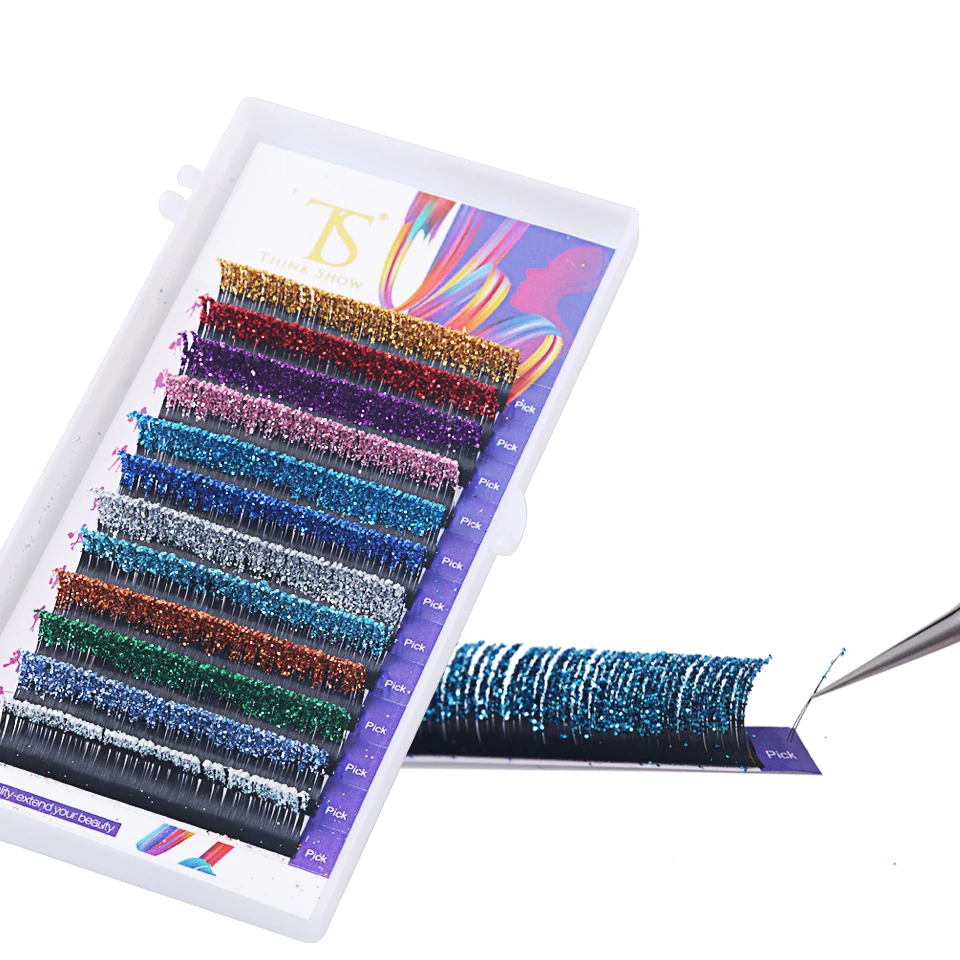 Цветные блестящие прокладки для глаз наращивание ресниц Maquillage D Curl продукт