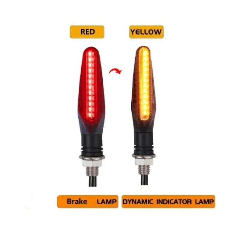 

Указатели поворота для мотоцикла, 12 В, светодиодные многофункциональные водонепроницаемые поворотники для мотоцикла с ходовыми огнями и аксессуарами для стоп-сигналов