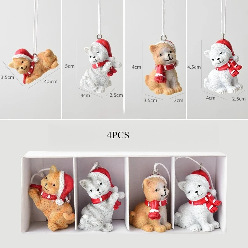 

Рождественские украшения мини-смола 4 шт.