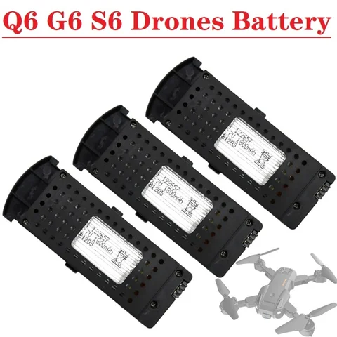 Аккумулятор LIPO 3,7 V для квадрокоптера Q6 G6 S6 8K
