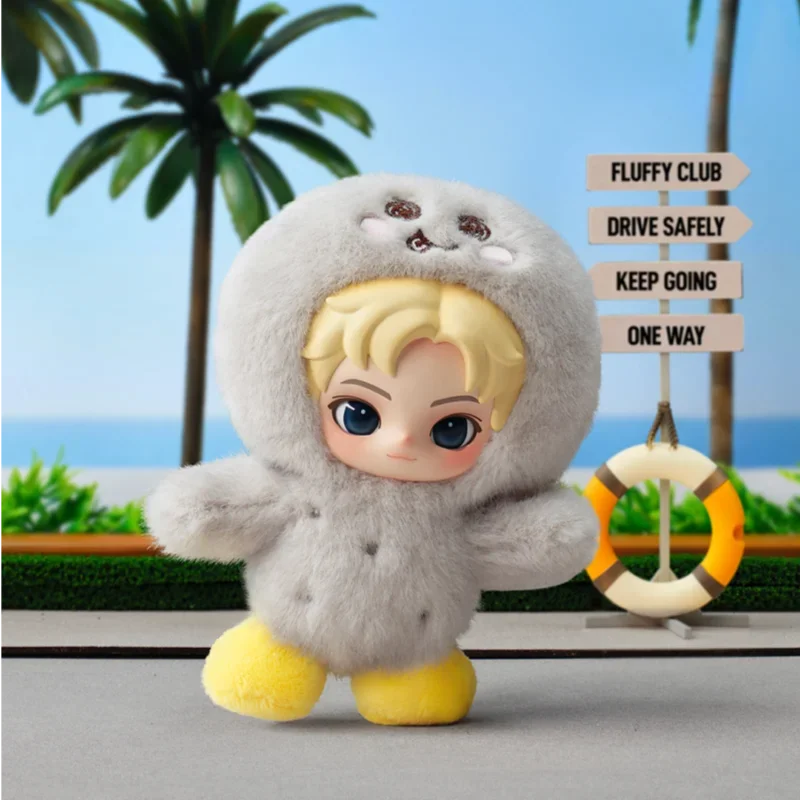 Фото POP MART Fluffy Club Riize Series Слепая коробка Оригинальные игрушки Сюрприз-бокс Кукла Аниме-фигурка Украшение №1