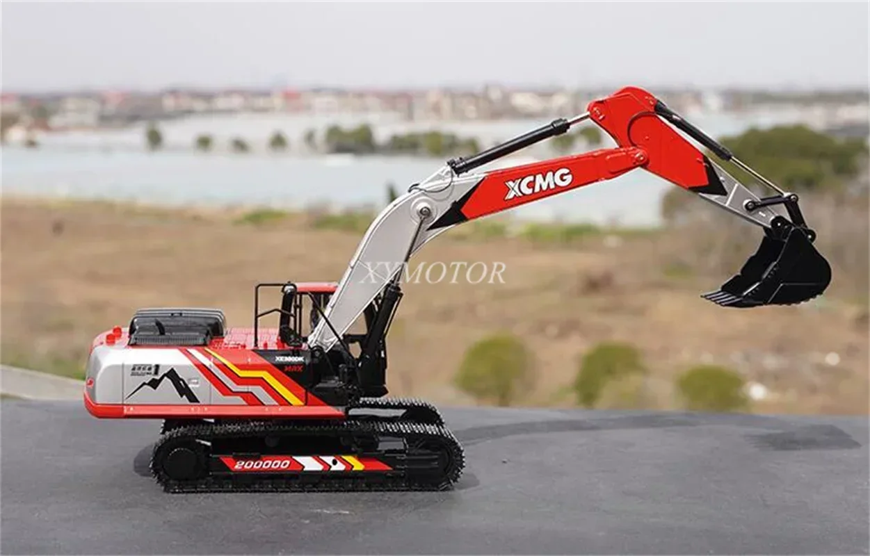 1/30 XCMG XE380DK экскаватор грузовик литая модель автомобиля с куклой детские игрушки