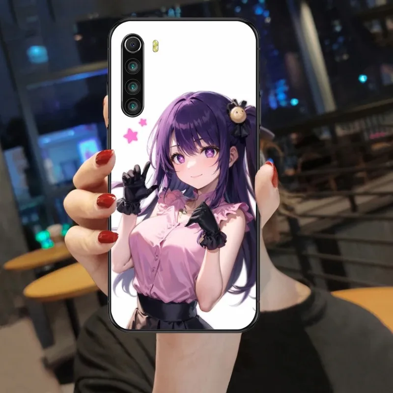 Аниме Oshinoko AI чехол для телефона Xiaomi Mi 13 12 12S 12T 11T 10T 9T Lite Pro Ultra Poco F3 F4 F5 X4 GT черный