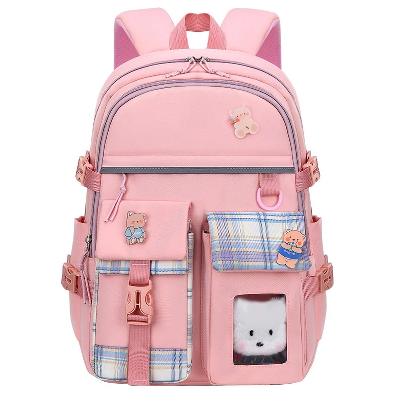 New Primary Children Cartoon Simple Large Capacity Backpacks New Girl Boy Students Lightweight Leisure Schoolbags for Travel Hot