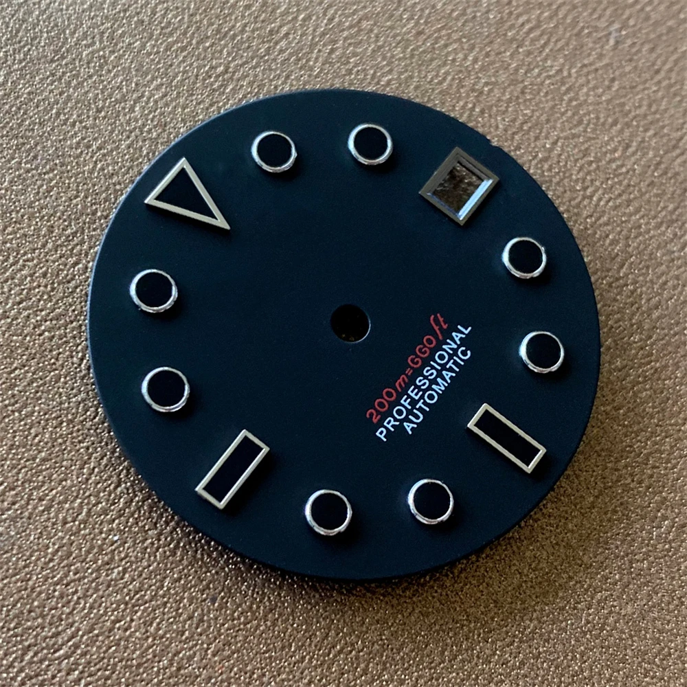 

New NH35 Dial 28.5mm No Luminous Black Watch Dial for NH35 NH36 Automatic Movement Watch Faces Parts Accessories 1 PCS