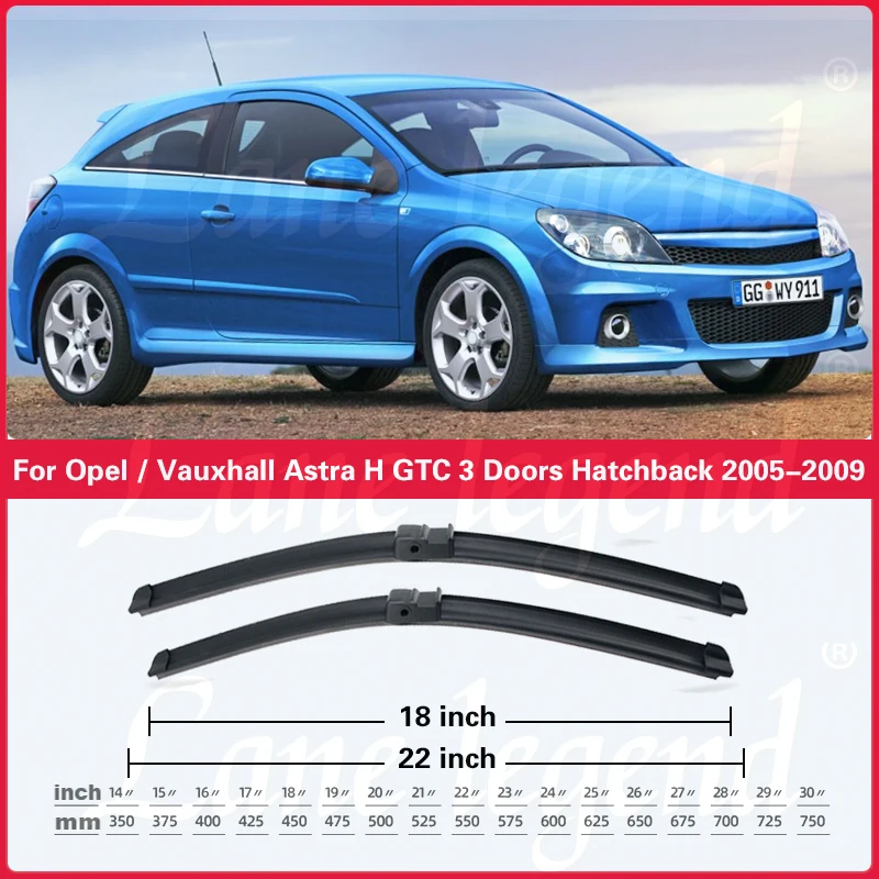 Щетки стеклоочистителя передние/задние для Opel / Vauxhall Astra H GTC 2005-2009